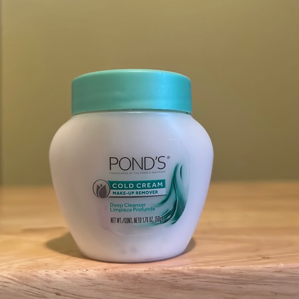 Ponds Cold Cream Makeup Remover Deep Cleanser Size 1.76 Oz  NEW